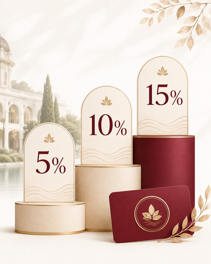Накопительные скидки 5%, 10% и 15%